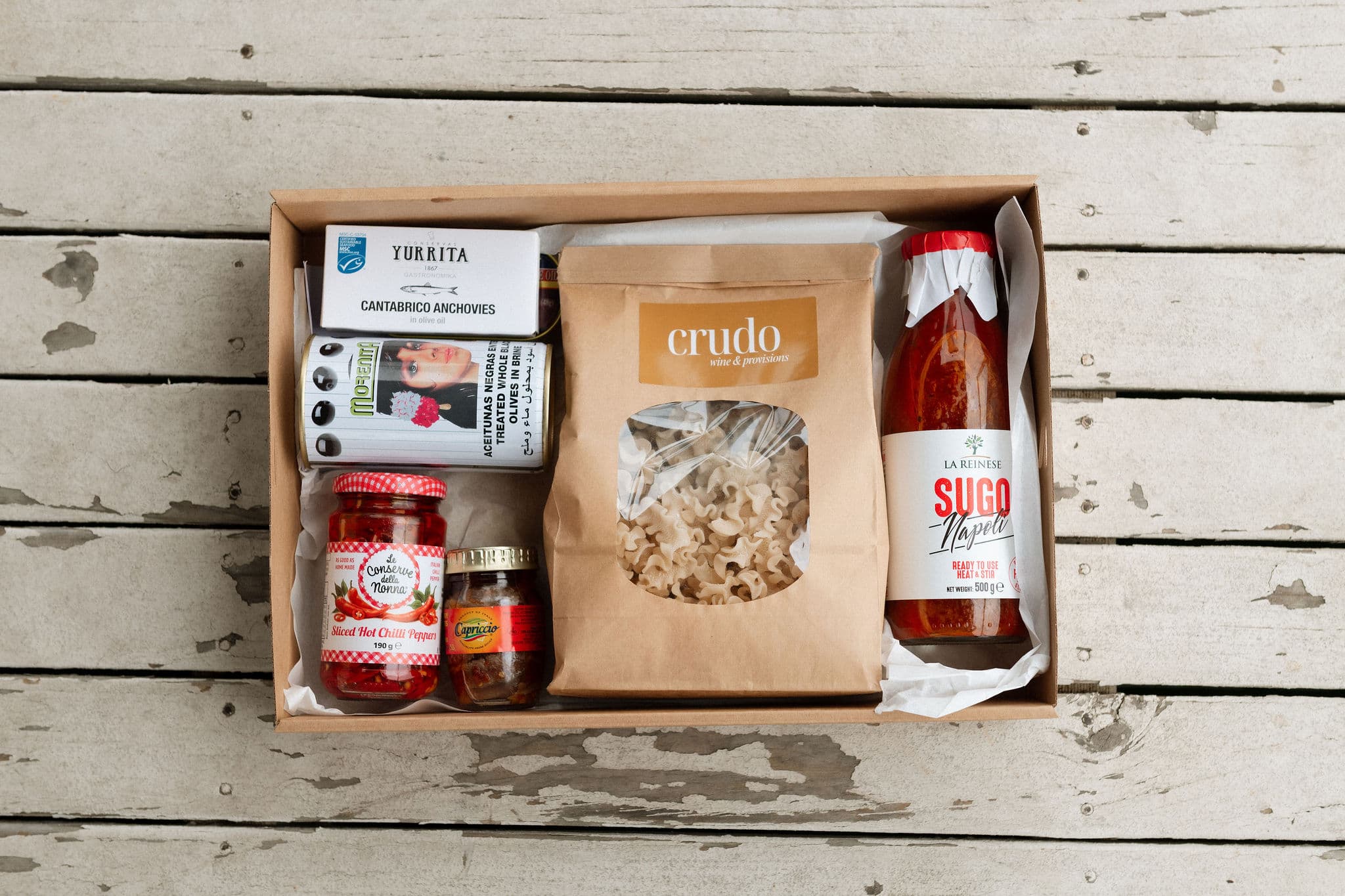 Crudo provisions